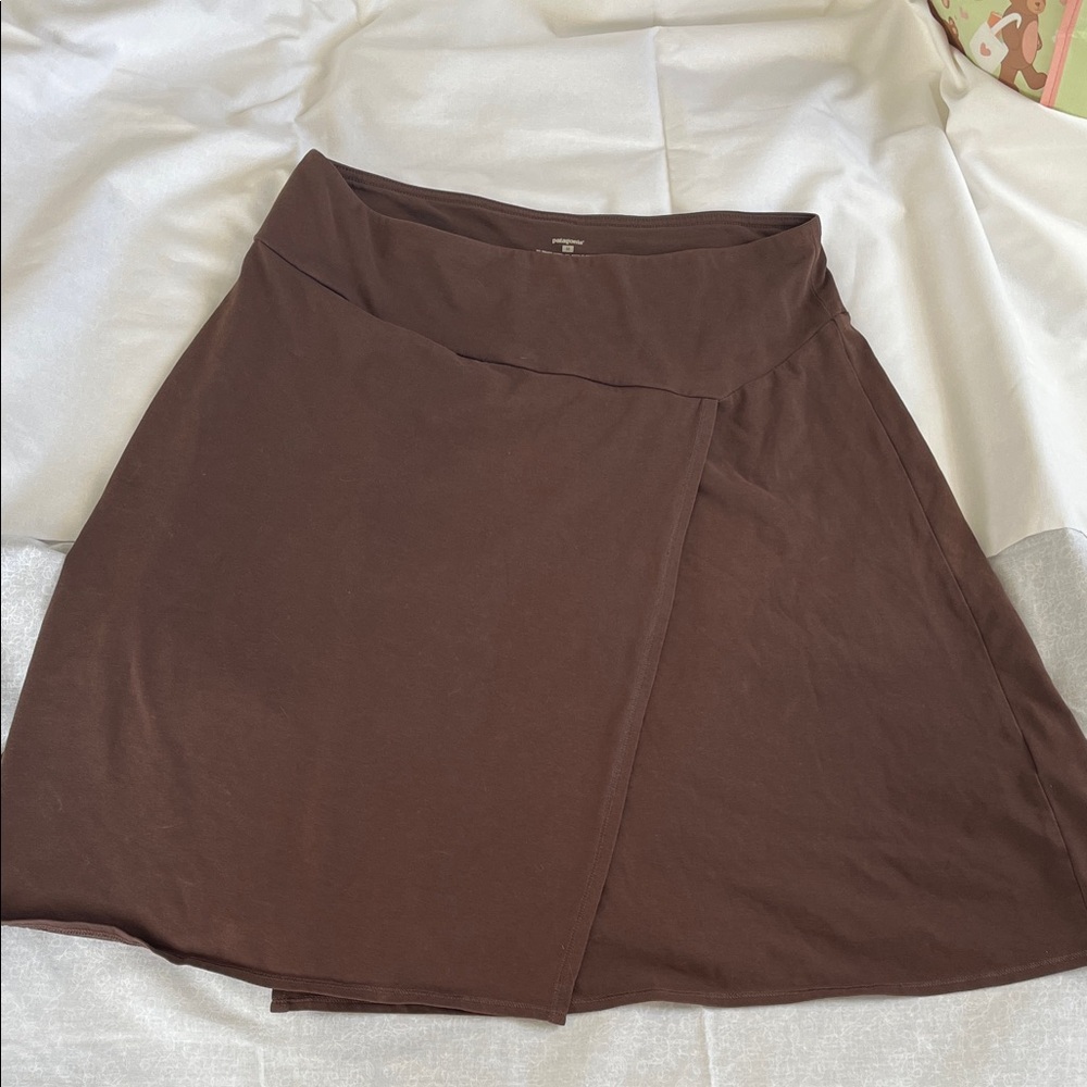 Patagonia Asymmetrical Brown Skirt